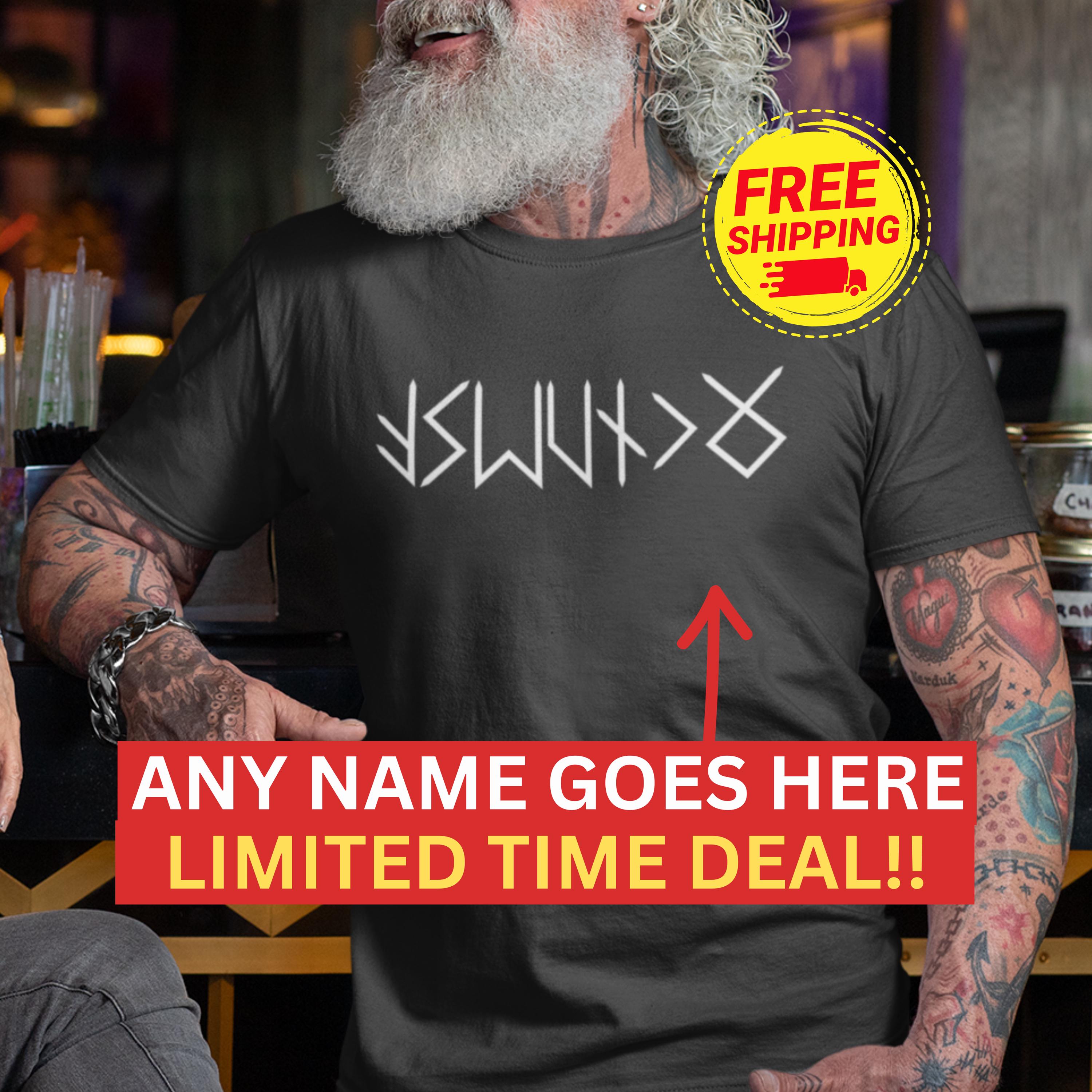 Viking Longship Hoodie - Viking World Tour Hoodie, Double-Sided Norse Longship Tour Dates, Norse