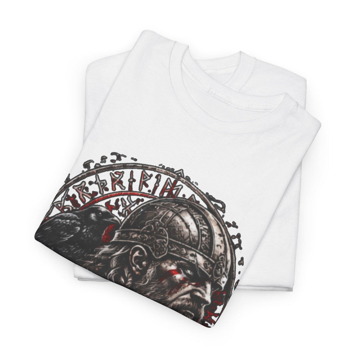 Viking Raven T-Shirt - Viking Warrior Shirt, Norse Raven Helmet, Warriors Knot- Norse Warrior T