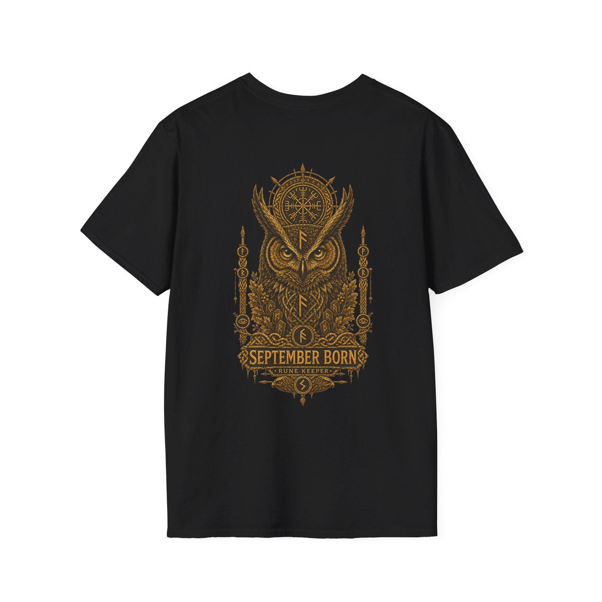 Viking Rune T-Shirt - September Born Viking T-Shirt, Rune Keeper Norse Shirt
