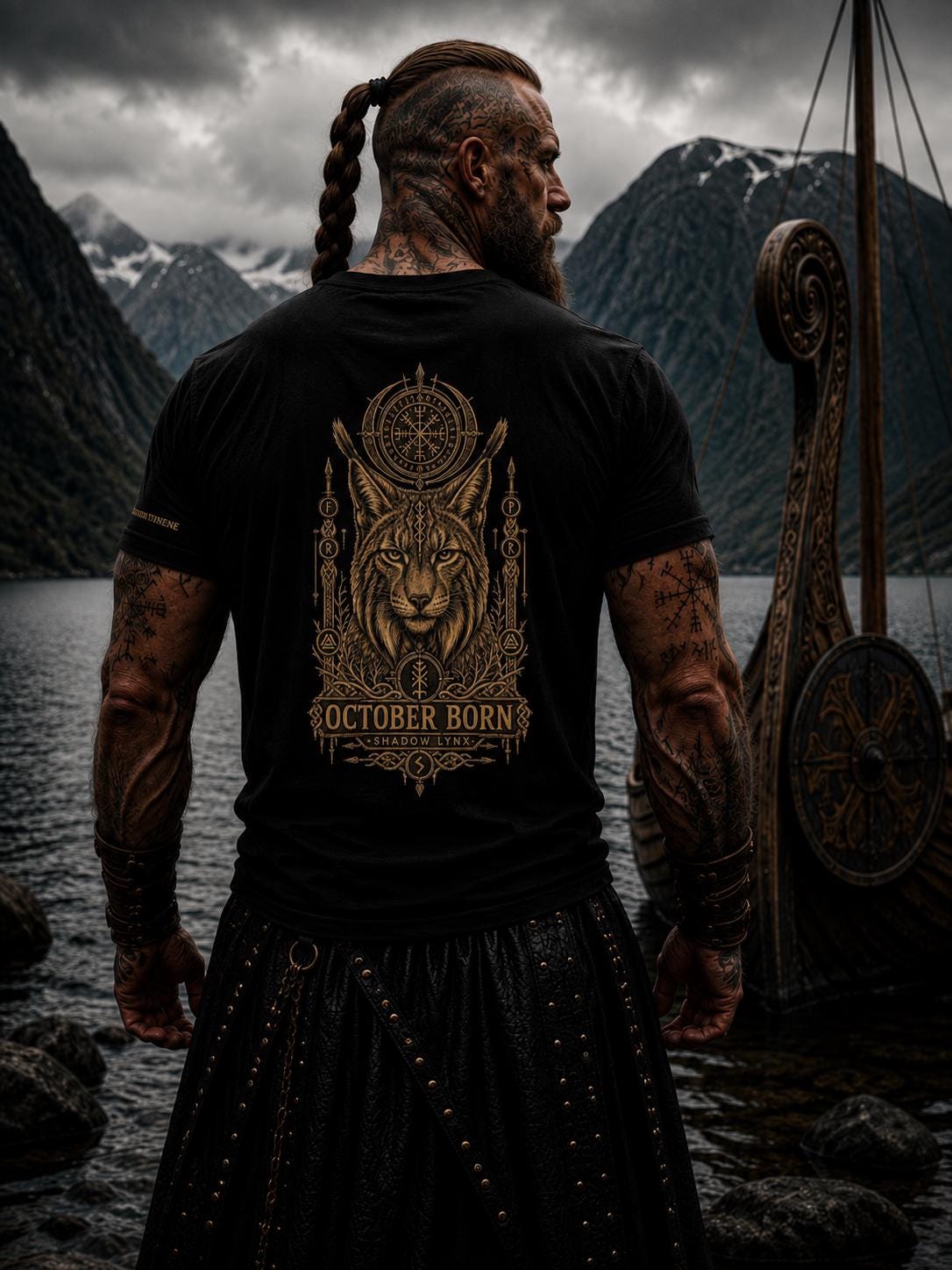 Viking Rune T-Shirt - September Born Viking T-Shirt, Rune Keeper Norse Shirt