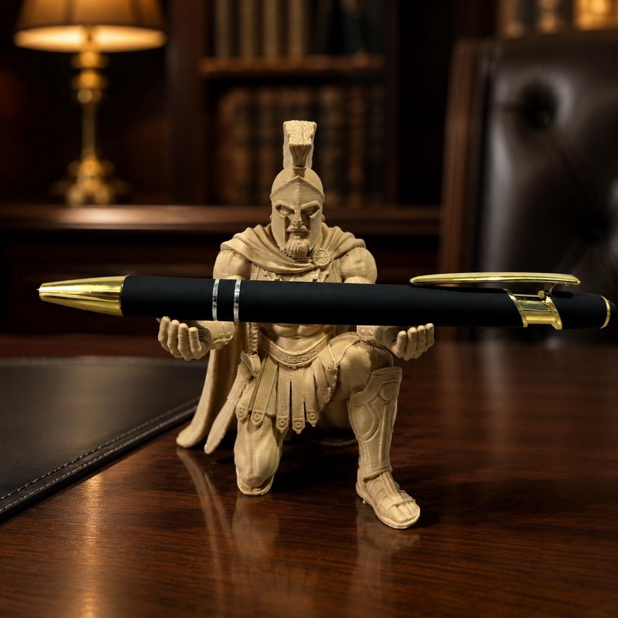 Viking Home Decor - Legends Viking pen holder 3.75 Inch Tall statue desk accessory for home and