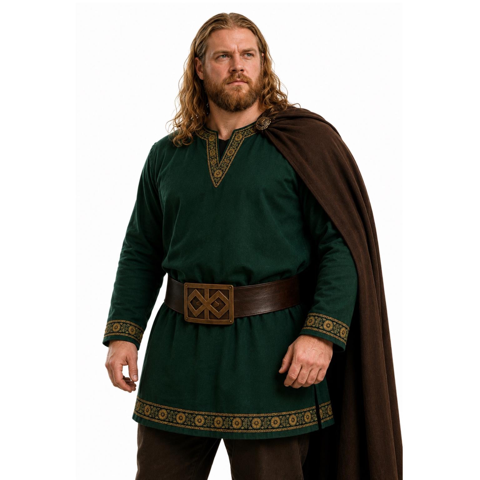 Viking Jacket - Viking Wool Klappenrock Coat, Early Medieval Warrior Tunic, Handcrafted Jacket