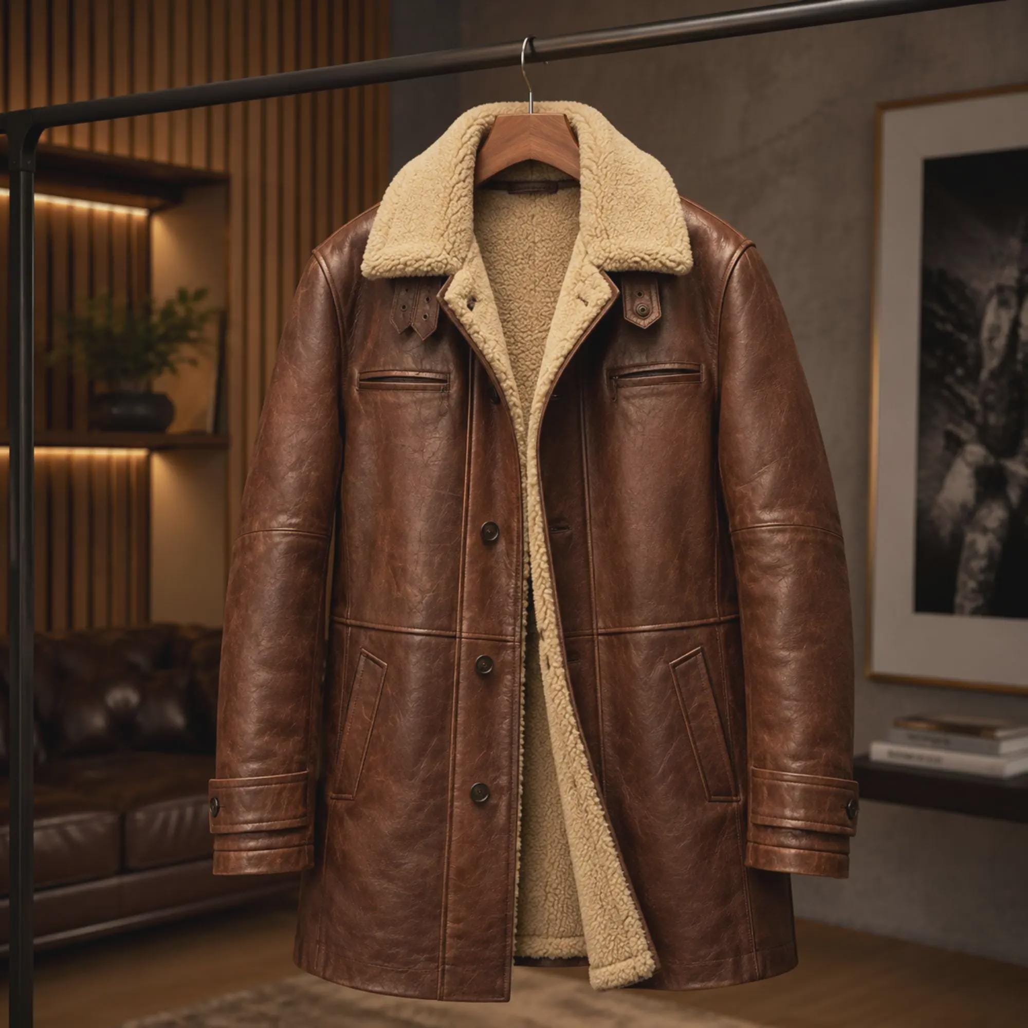 Viking Jacket - Handmade Warrior Medieval Leather Coat, Unisex Ranger Combat Quilted Viking Cosplay