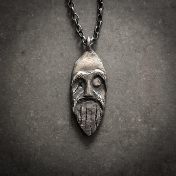 Viking Odin Necklace - Viking The Odin Pendant - Óðinn Amulet