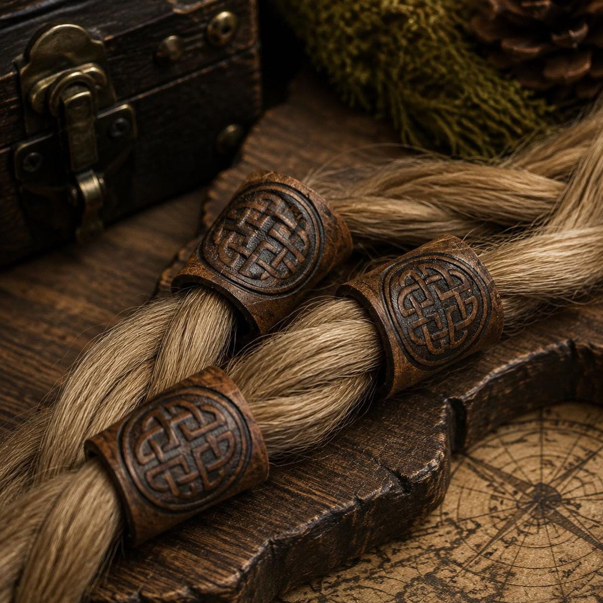 Viking Costume & LARP - Medieval Viking Headband Nordic Wave Crown Renaissance Headpiece Fantasy