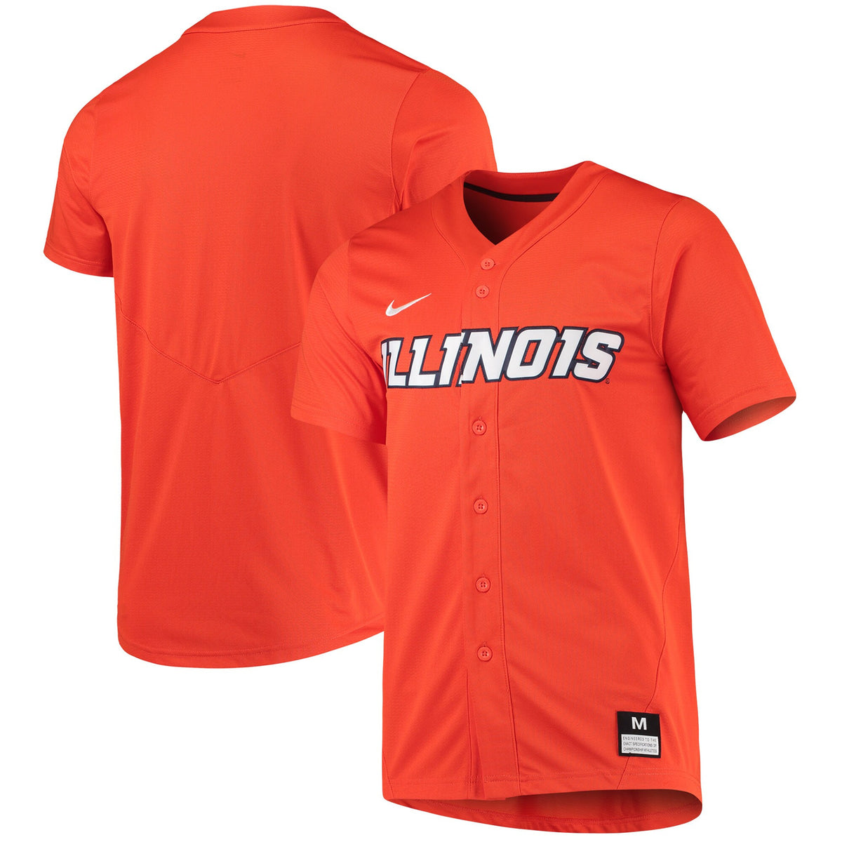 Illinois Fighting Illini orange jersey