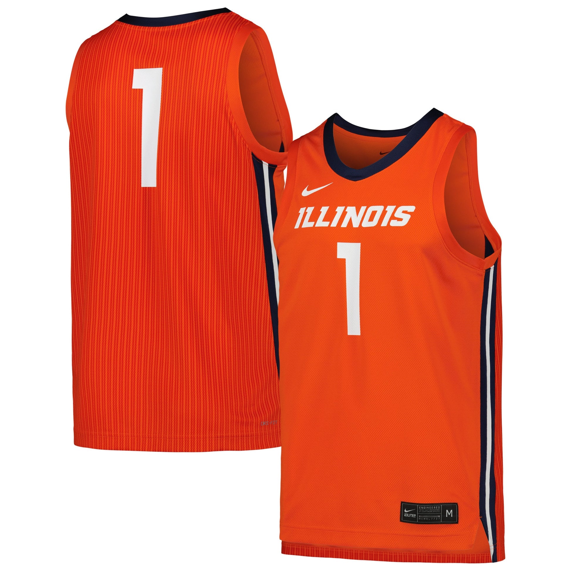 Illinois Fighting Illini orange jersey