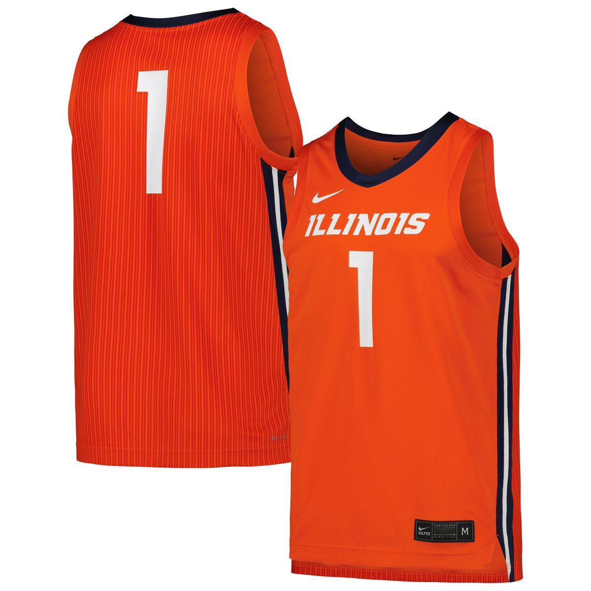 Illinois Fighting Illini orange jersey
