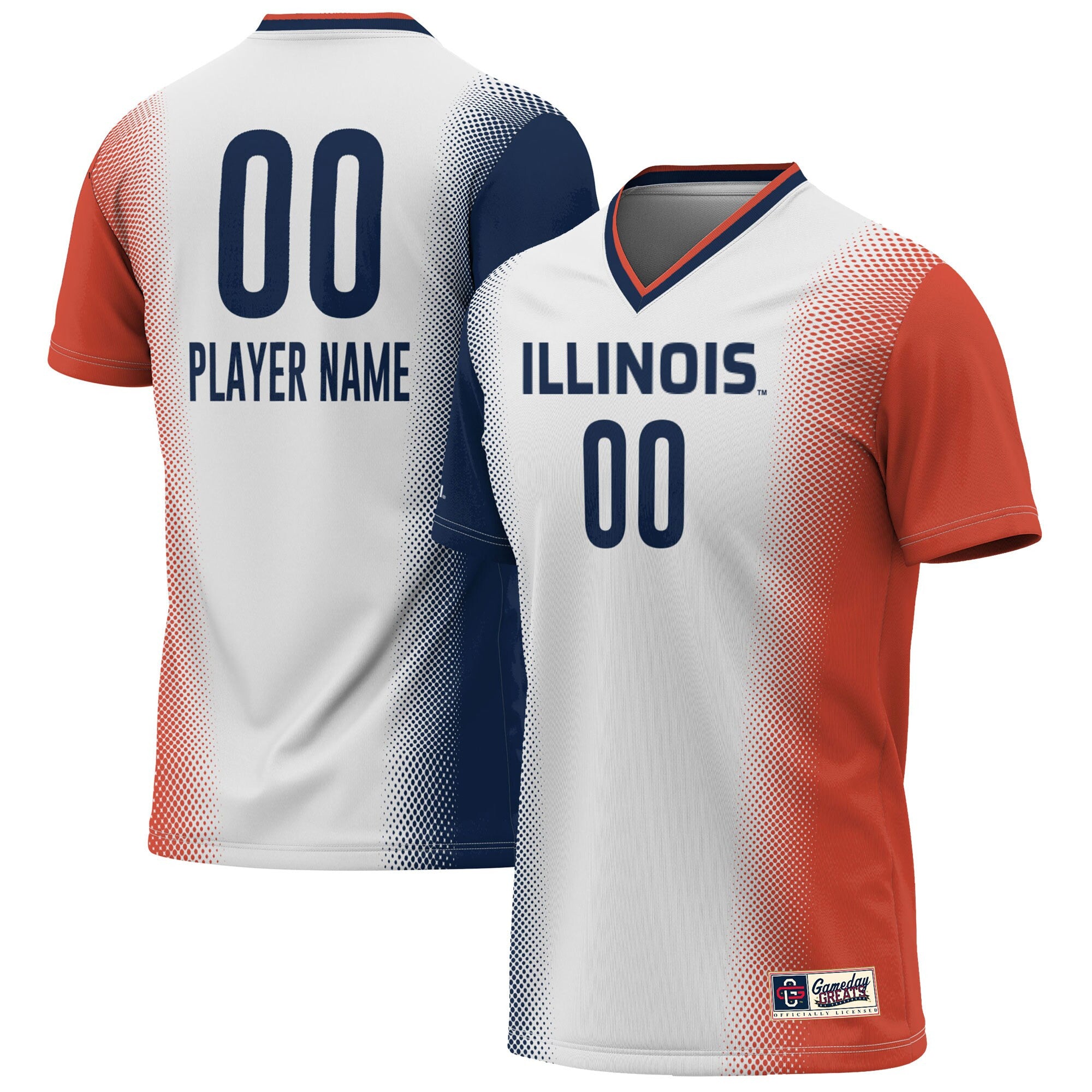 Illinois Fighting Illini white jersey