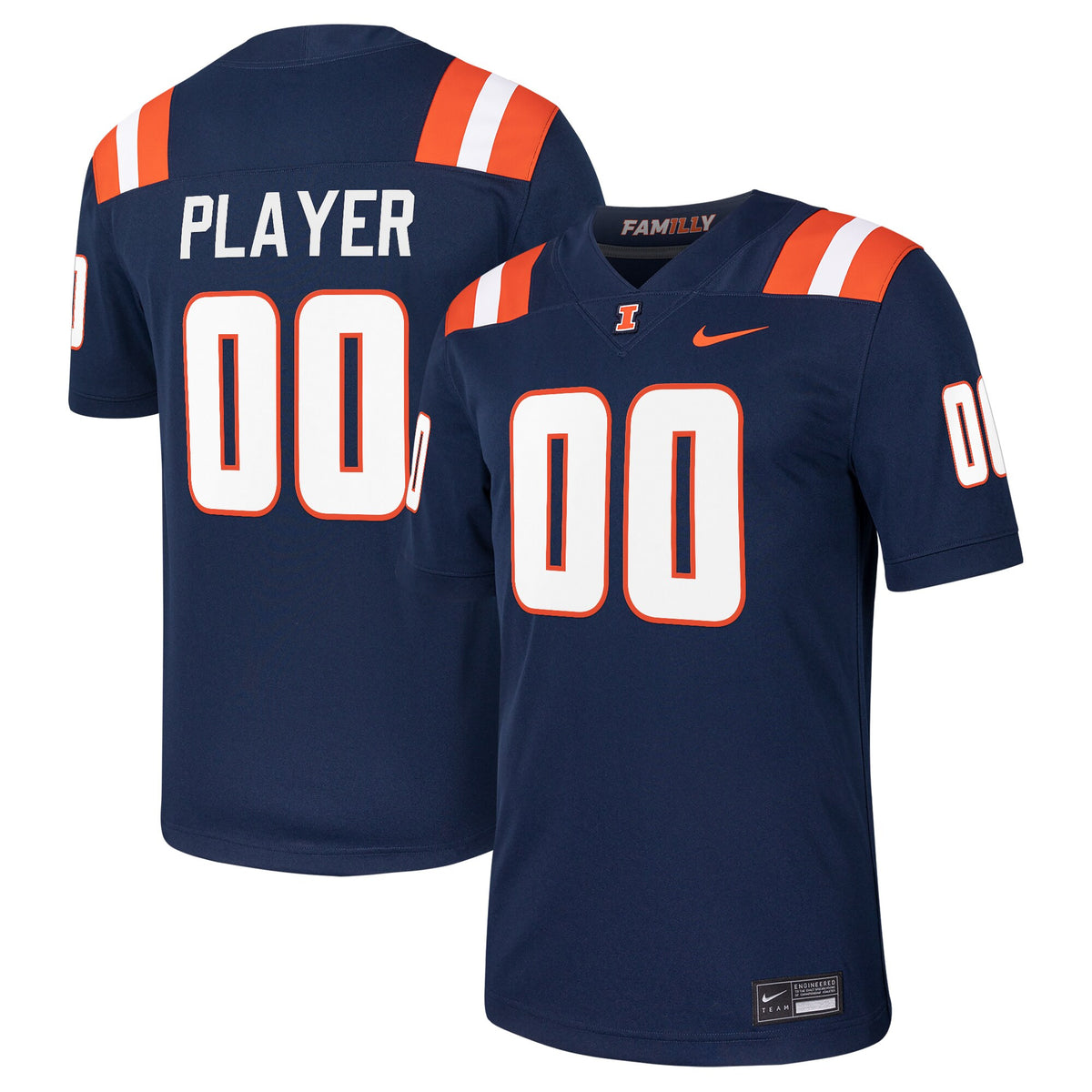 Illinois Fighting Illini navy jersey