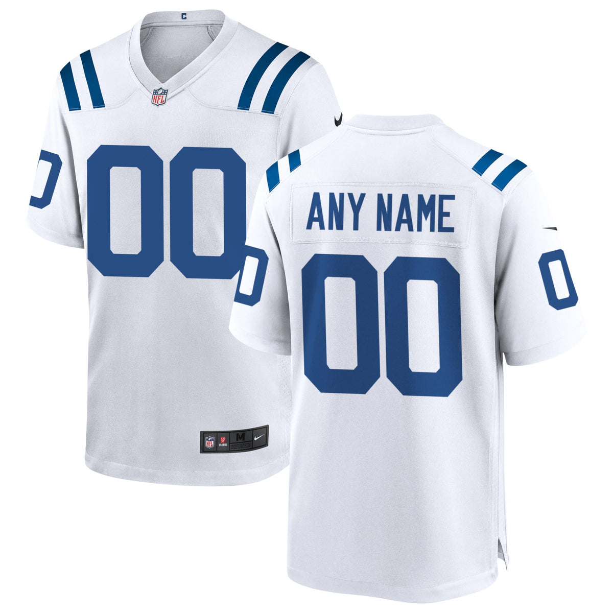 Custom Indianapolis Colts white jersey