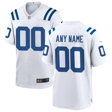 Custom Indianapolis Colts white jersey
