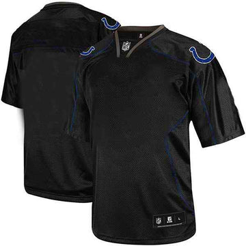 Custom Indianapolis Colts black Shadow jersey