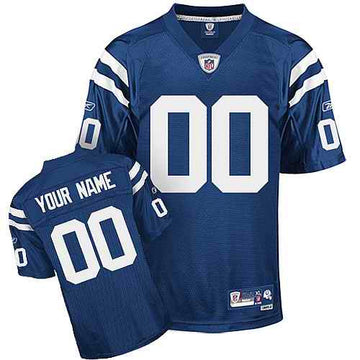 Custom Indianapolis Colts blue jersey