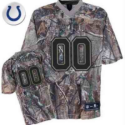 Custom Indianapolis Colts camo Camo jersey