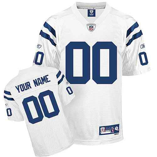 Custom Indianapolis Colts white jersey