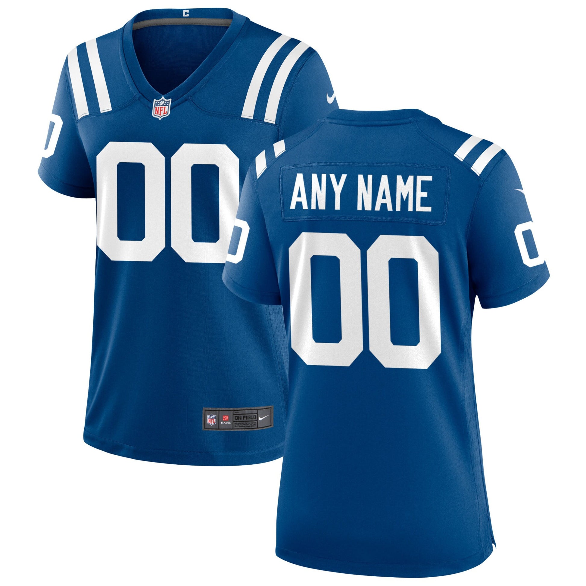 Custom Indianapolis Colts royal jersey