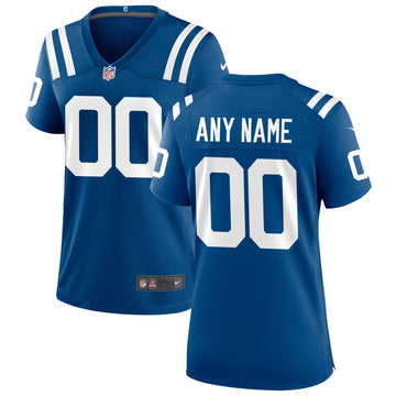 Custom Indianapolis Colts royal jersey