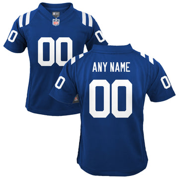 Custom Indianapolis Colts royal jersey