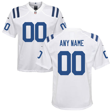 Custom Indianapolis Colts white jersey