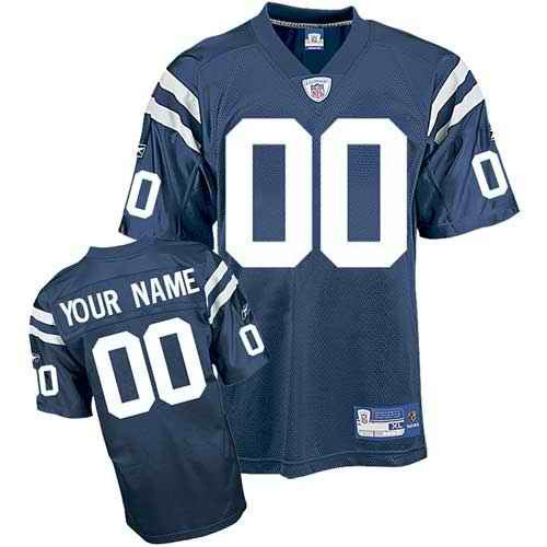 Custom Indianapolis Colts blue jersey