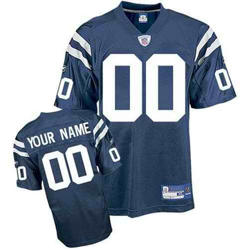 Custom Indianapolis Colts blue jersey