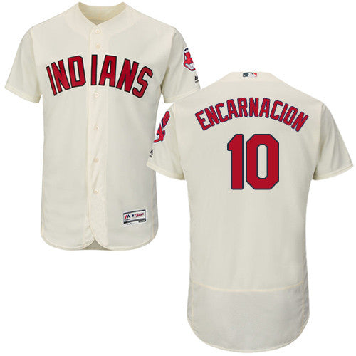 Edwin Encarnacion Cleveland Guardians cream jersey