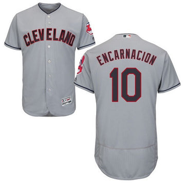 Edwin Encarnacion Cleveland Guardians gray jersey
