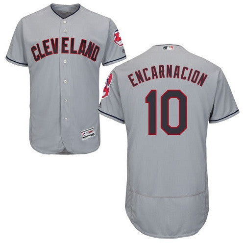 Edwin Encarnacion Cleveland Guardians gray jersey