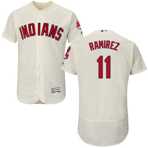Jose Ramirez Cleveland Guardians cream jersey