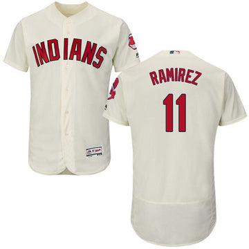 Jose Ramirez Cleveland Guardians cream jersey