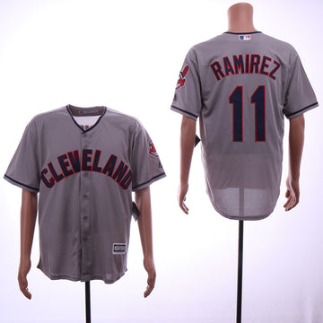 Jose Ramirez Cleveland Guardians gray jersey