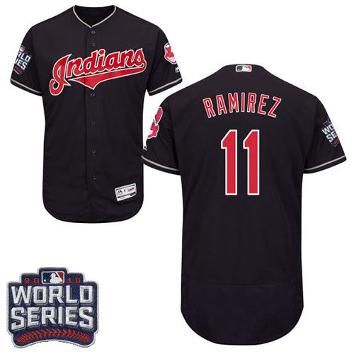 Jose Ramirez Cleveland Guardians navy jersey
