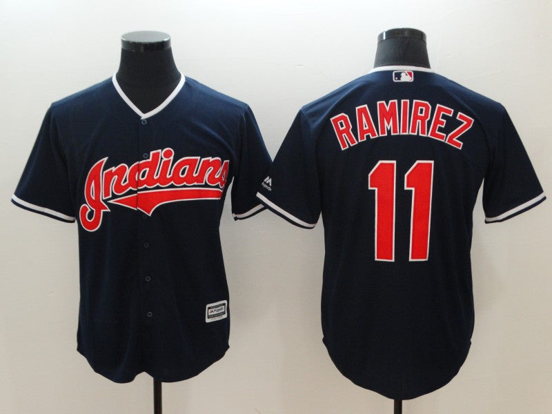 Jose Ramirez Cleveland Guardians navy jersey