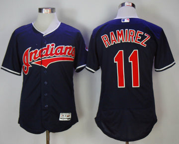 Jose Ramirez Cleveland Guardians navy jersey