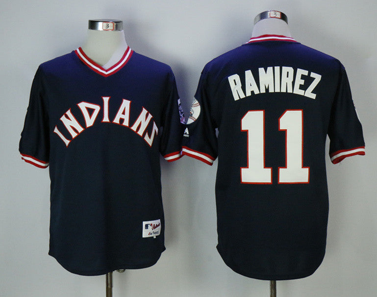 Jose Ramirez Cleveland Guardians navy jersey