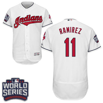 Jose Ramirez Cleveland Guardians white jersey