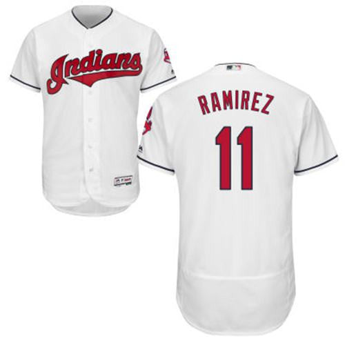 Jose Ramirez Cleveland Guardians white Authentic jersey