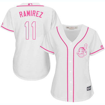 Jose Ramirez Cleveland Guardians white jersey