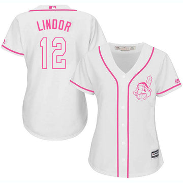 Francisco Lindor Cleveland Guardians white jersey