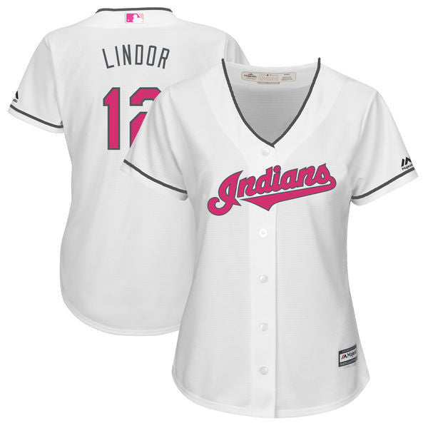 Francisco Lindor Cleveland Guardians white jersey