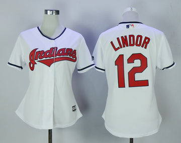 Francisco Lindor Cleveland Guardians white jersey