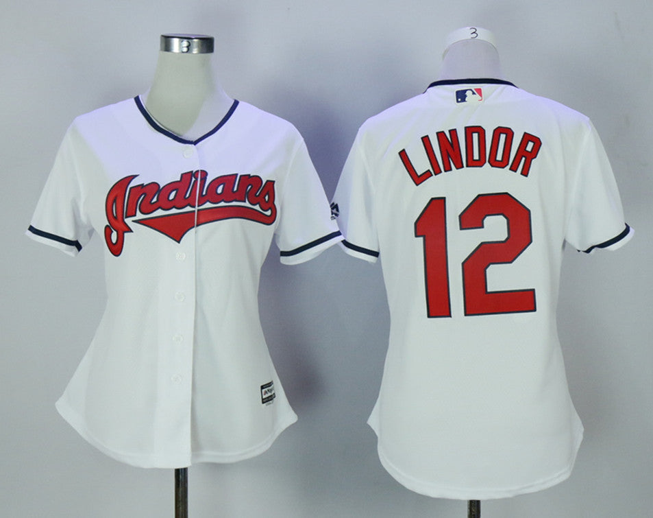 Francisco Lindor Cleveland Guardians white jersey