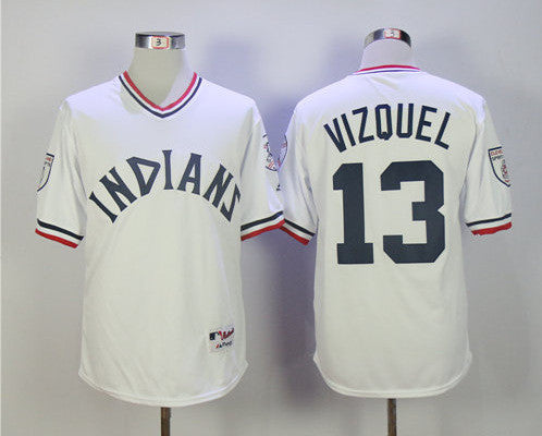 Omar Vizquel Cleveland Guardians white jersey