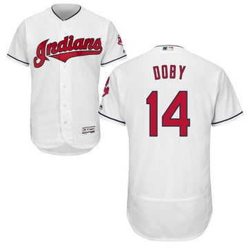 Larry Doby Cleveland Guardians white jersey