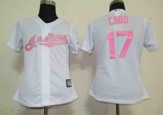 Choo White Cleveland Guardians pink jersey