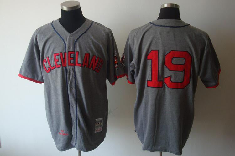 Feller Cleveland Guardians grey Throwback jersey