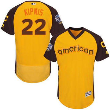 Indians Jason Kipnis American League All-Star gold All-Star jersey