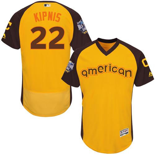 Indians Jason Kipnis American League All-Star gold All-Star jersey