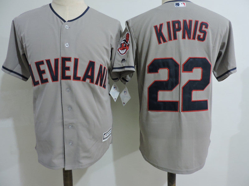 Jason Kipnis Cleveland Guardians gray jersey